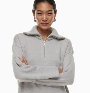 Babaton Merino Wool Half Zip